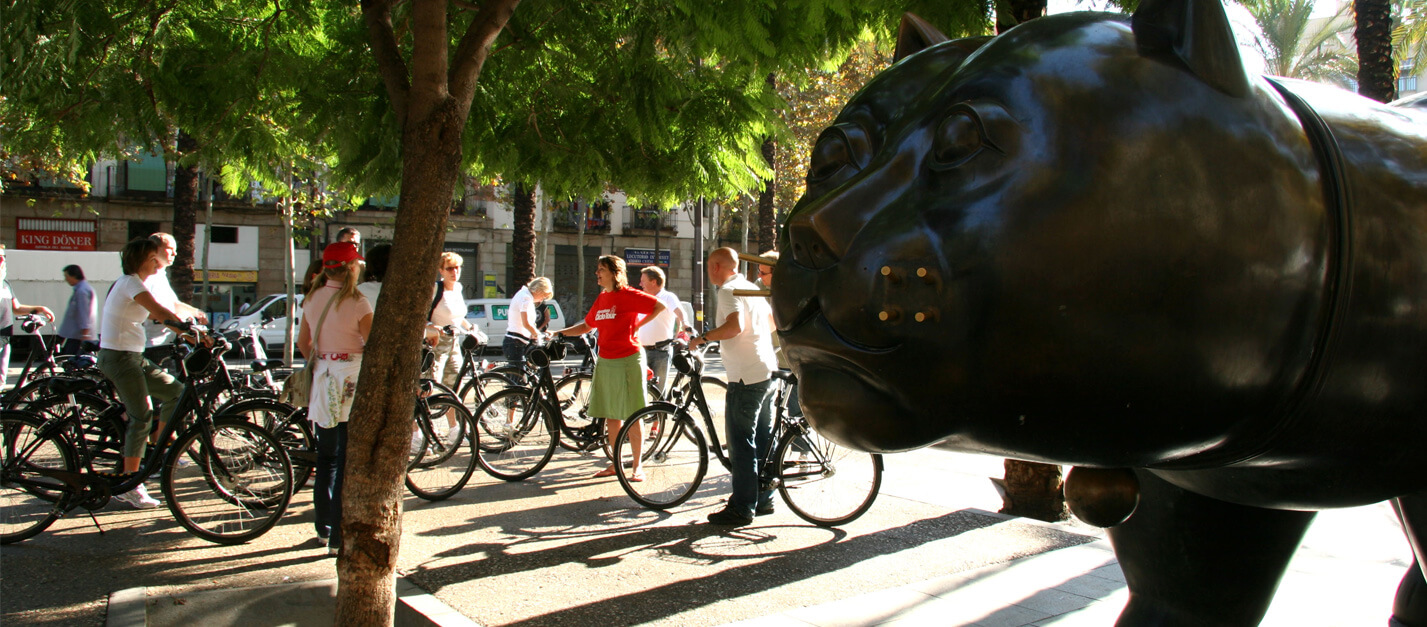 barcelona half day bike tour