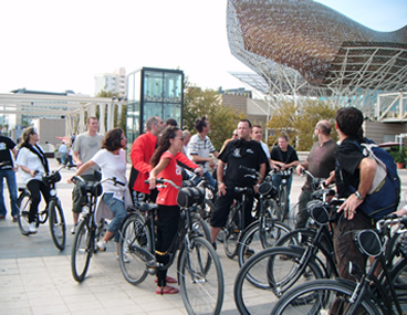 Tour Barcelona bici Frank Gehry