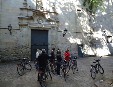 rutas en bici por Barcelona barrio Gotico