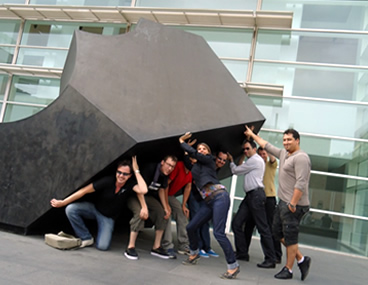 Barcelona gymkhana en bicicleta