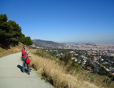 Visita guiada al Tibidabo en bici