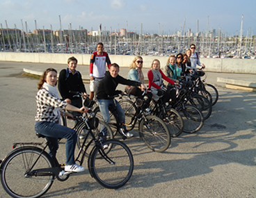 Barcelona fiets tour Olympische haven